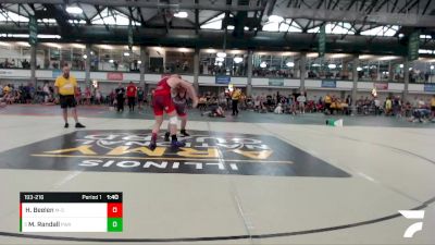 193-216 lbs Quarterfinal - Mason Randall, PSF Wrestling Academy vs Henry Beelen, Bangor Viking