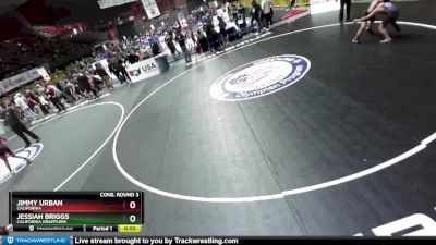 92 lbs Cons. Round 3 - Jessiah Briggs, California Grapplers vs Jimmy Urban, California