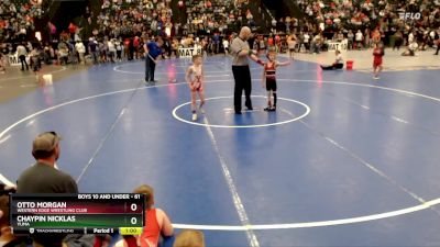 61 lbs Quarterfinal - Chaypin Nicklas, Yuma vs Otto Morgan, Western Edge Wrestling Club