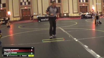 82 lbs Finals (8 Team) - William Singer, Bad Bass vs Tucker Mckinney, SVRWC Black