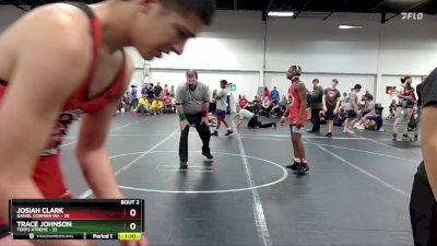 130 lbs Round 1 (8 Team) - Josiah Clark, Daniel Cormier WA vs Trace Johnson, Terps Xtreme