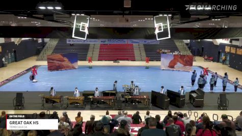 Great Oak HS "Temecula CA" at 2022 WGI Perc/Winds Temecula Regional