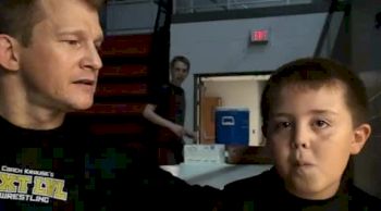 Tracey Hill and Coach Krause