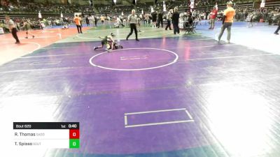 57 lbs Round Of 16 - Ryan Thomas, Saddle Brook vs Thomas Spisso, South Plainfield