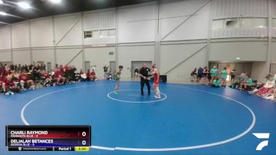 117 lbs Placement Matches (8 Team) - Charli Raymond, Minnesota Blue vs Delialah Betances, Georgia Blue