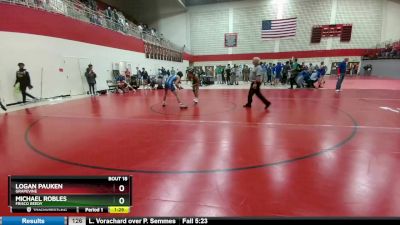 132 lbs Round 1 - Michael Robles, Frisco Reedy vs Logan Pauken, Grapevine