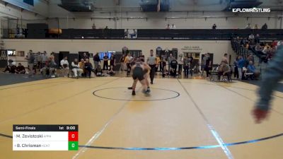 Semifinal - Matt Zovistoski, Appalachian State vs Brady Chrisman, Kent State