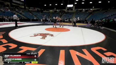 6A - 285 lbs Cons. Round 3 - Jesse Villanueva, Maize vs Lamarcus Barber, Mill Valley