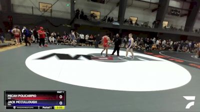 175 lbs Cons. Round 2 - Micah Policarpio, WA vs Jack McCullough, WA