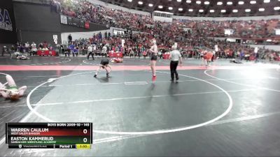 145 lbs Champ. Round 2 - Easton Kammerud, Sarbacker Wrestling Academy vs Warren Caulum, West Salem Bangor