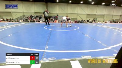 100 lbs Rr Rnd 2 - Alexa Thomas, POWA vs Brynlee Mooney, Sisters On The Mat Purple