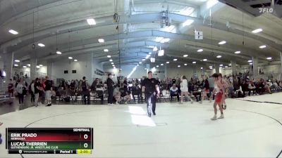 109 lbs Semifinal - Lucas Therrien, Gothenburg Jr. Wrestling Club vs Erik Prado, Nebraska