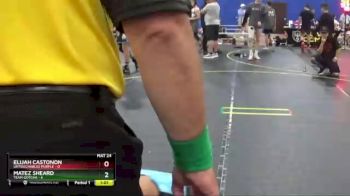 85 lbs Round 5 (6 Team) - Matez Sheard, Team Gotcha vs Elijah Castonon, Untouchables Purple