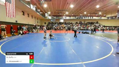 113 lbs Consi Of 8 #2 - Bobby Duffy, Christian Brothers Academy vs Logan Brzozowski, Seton Hall Prep