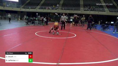75 lbs 5th Place - Colton Couch, Lincoln University vs Daniel Jefferies, Baltimore