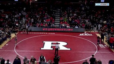 165 lbs, Jesse Dellavecchia (Rider) vs. Stephan Glasgow (Rutgers)