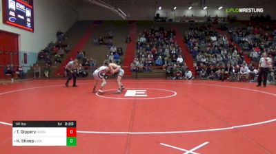 141 lbs 3rd place - Tyson Dippery, Rider University vs Kyle Shoop, Lock Haven University