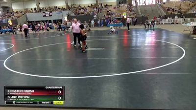 90 lbs Quarterfinal - Kingston Parish, Plainview River Otters vs Blake Wilson, Forrest Youth Wrestling