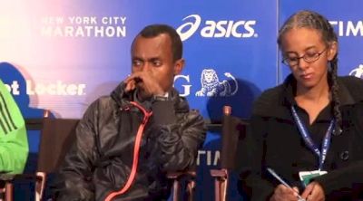 Talking about Sammy Wanjiru with Tsegaye Kebede and Geoffrey Mutai, Emmanuel Mutai on breaking 200