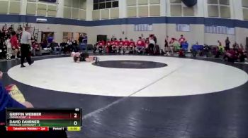 85 lbs Semis (4 Team) - David Fahrner, Franklin Community vs Griffin Webber, Crown Point