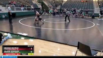 102 lbs Placement Matches (16 Team) - Arianna Beltran, Cypress Ranch (Girls) vs Valerie Gonzalez, Southlake Carroll (Girls)