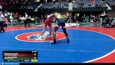 6A-190 lbs Cons. Round 3 - Xavier Byams, Marist School vs Simon Palachi, Woodward Academy