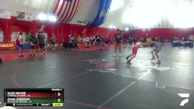 93-94 lbs Round 3 - Alex Meyer, Coleman Cougars vs Evan Sheeran, Rochester Century