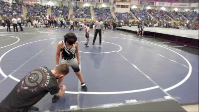 78 lbs Consi Of 8 #2 - Lorenz Mendoza, Individual vs Wyatt Spreer, Valley WC