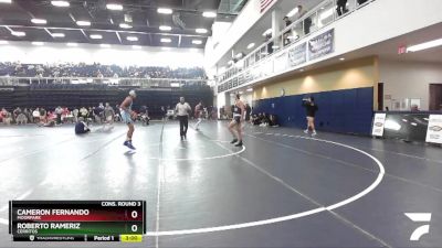 125 lbs Cons. Round 3 - Cameron Fernando, Moorpark vs Roberto Rameriz, Cerritos