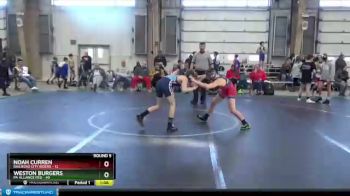 92 lbs Round 5 (8 Team) - Weston Burgers, PA Alliance Red vs Noah Curren, Railroad City Riders