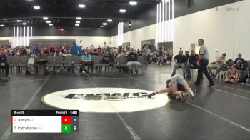 85 lbs Placement Matches (8 Team) - Jacob Benyo, Mat Assassins (PA) vs Tanner Catrabone, Roundtree Wrestling Academy