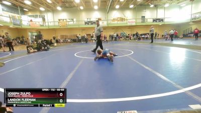 60-65 lbs Round 2 - Joseph Zulpo, Team Zulpo - PERRYVILLE vs Landon Fleeman, Marshfield Wrestling