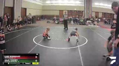 41 lbs Finals (8 Team) - Luke Rodriguez, Belding Black vs Najm Toomey, Backyard Brawlers