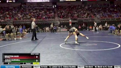 2A-106 lbs Cons. Round 2 - Judah Gurwell, Winterset vs Braxton Hass, Atlantic