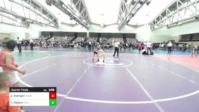 44-T lbs Quarterfinal - John David Hamper, Warhawks Wrestling Inc. vs Trey Peters, The Hunt Wrestling Club