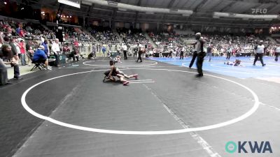 51 lbs Final - Adalena Chay, Harrah Little League Wrestling vs Lakely Kraft, Bridge Creek Youth Wrestling