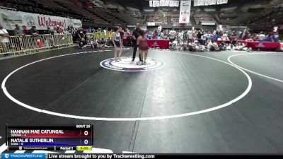 152 lbs Round 4 (16 Team) - Hannah Mae Catungal, SDIKWA vs Natalie Sutherlin, SJWA