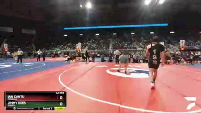 3A-195 lbs Quarterfinal - Ian Cantu, Pinedale vs Jimmy Dees, Powell