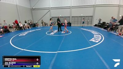 120 lbs Placement Matches (8 Team) - Griffin Rial, Colorado vs Zac Bleess, Missouri