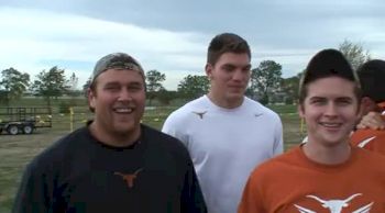 UT Men's Track Team Texas 1st place South Central Regional 2011