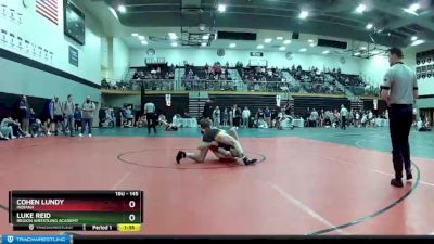 145 lbs Champ. Round 3 - Luke Reid, Region Wrestling Academy vs Cohen Lundy, Indiana