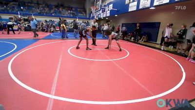 155 lbs Consolation - Day'Shawn Deschamp, Tulsa Blue T Panthers vs Gabriel Russell, Coweta Tiger Wrestling