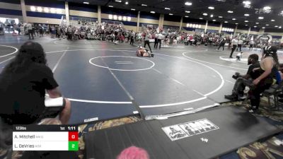 123 lbs Semifinal - Akeela Mitchell, Nm Gold vs Lylah DeVries, Norwalk WC