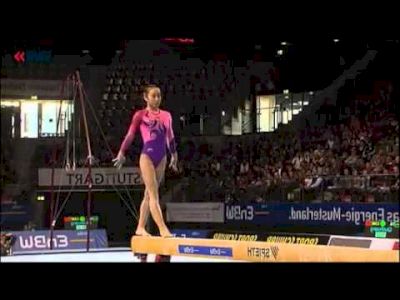 Huang Qiushuang wins Stuttgart 2011 gymnastics