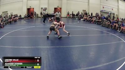 95 lbs Round 2 (6 Team) - JaKobe Valle, Idaho vs Xzander Donner, Kansas Rattlers