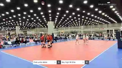 Club unite abbie vs Sky high 18 Elite - 2022 JVA World Challenge presented by Nike - Expo Only