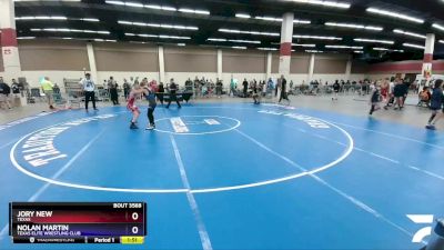 86 lbs Cons. Round 1 - Jory New, Texas vs Nolan Martin, Texas Elite Wrestling Club