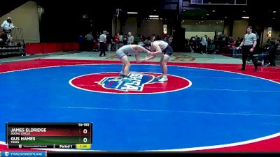 1A-150 lbs Semifinal - Gus Hames, Trion vs James Eldridge, Social Circle