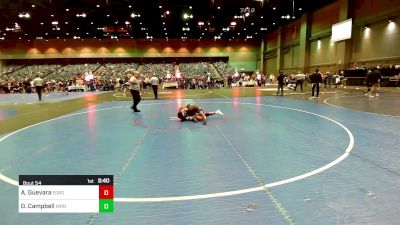 125 lbs Round Of 32 - Adrian Guevara, Eastern Oregon University vs David Campbell, Warner Pacific