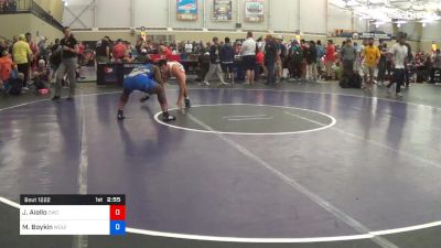 97 kg Semifinal - Jonathan Aiello, Cavalier Wrestling Club vs Michael Boykin, Wolfpack Wrestling Club